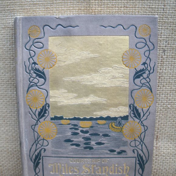 The Courtship of Miles Standish by Longfellow Hardcover 1895 Edition - Picture 3 of 16